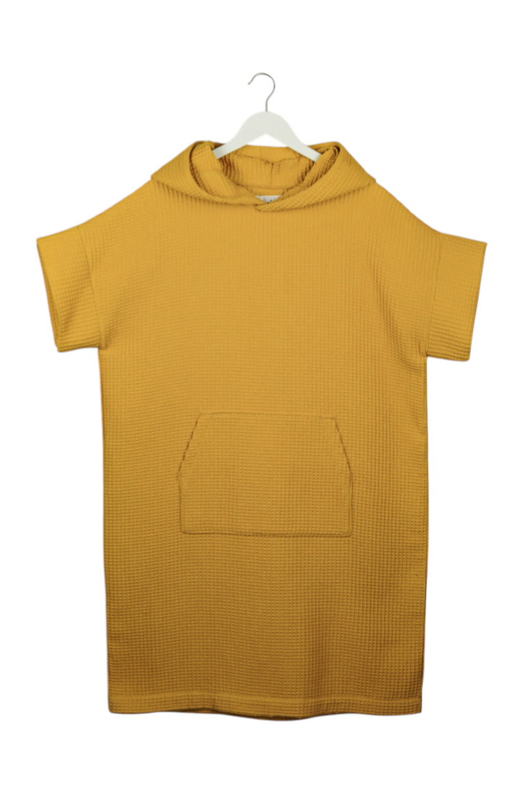 Medvilninis pirties/paplūdimio pončas garstyčių geltona