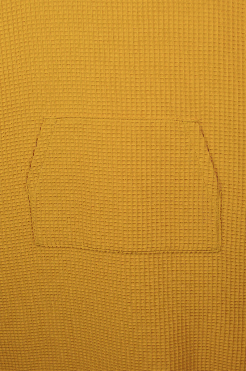 Medvilninis pirties/paplūdimio pončas garstyčių geltona - Image 4