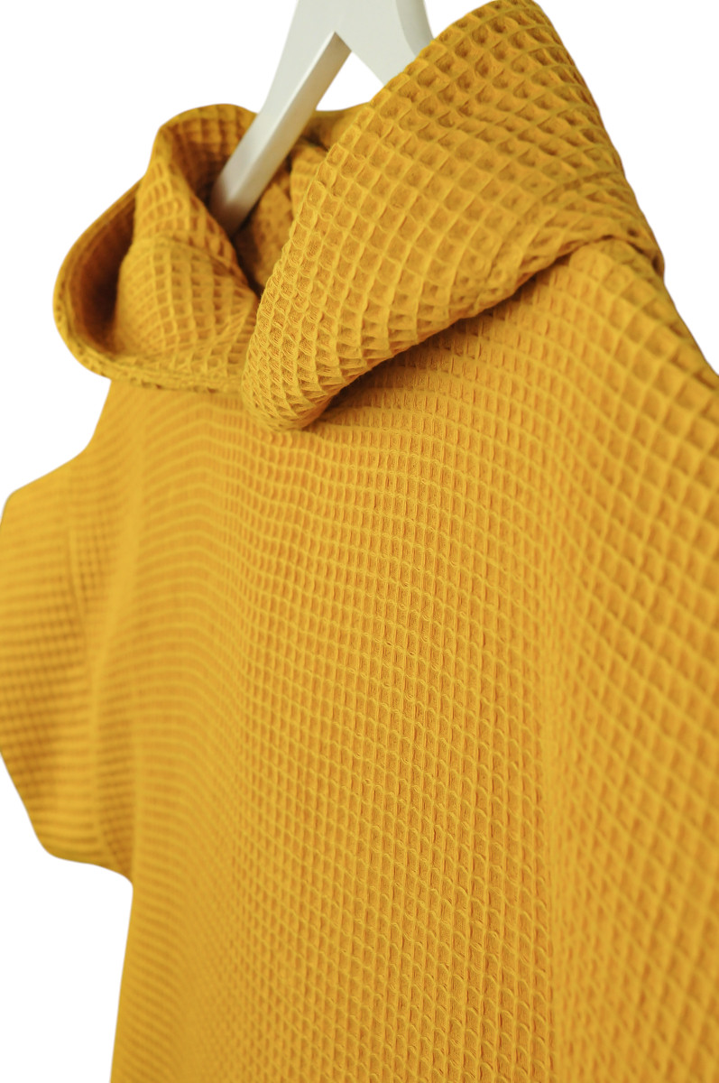 Medvilninis pirties/paplūdimio pončas garstyčių geltona - Image 7