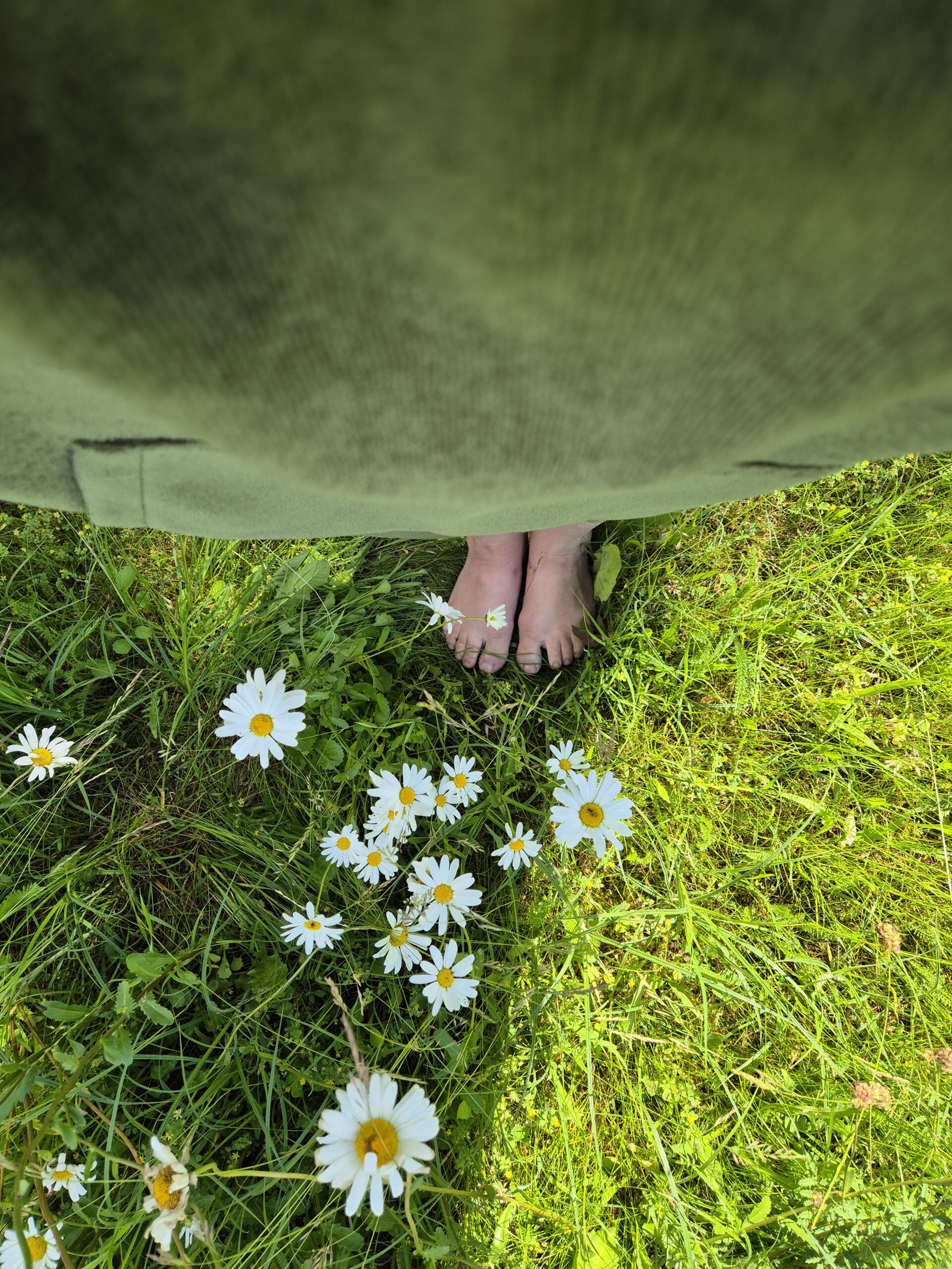 Meadowqueen Moss Green Bamboo Poncho