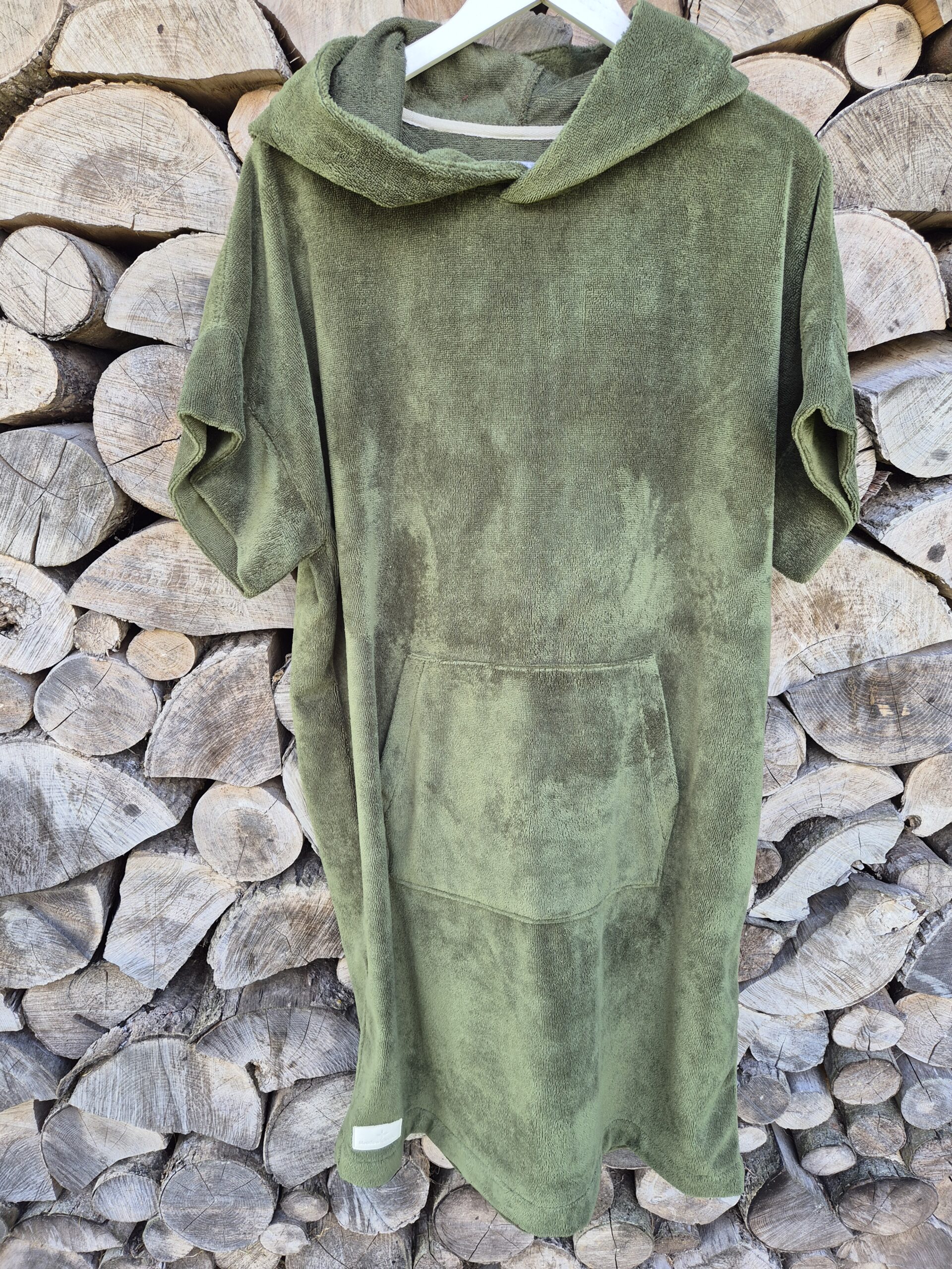 Bambukinis pirties/paplūdimio pončas samaninis žalias - Image 5