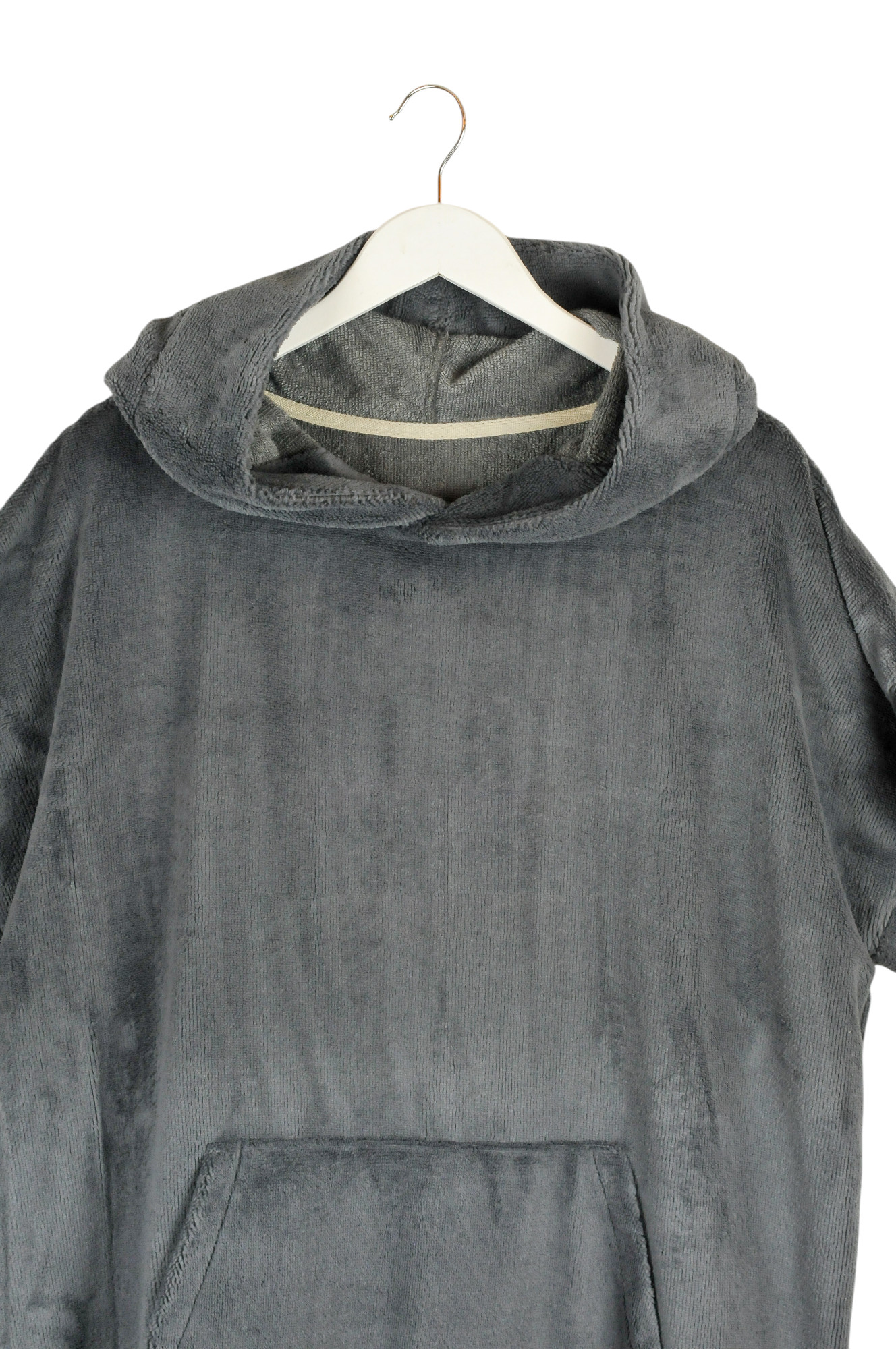 Bambukinis pirties/paplūdimio pončas grafito pilka - Image 3