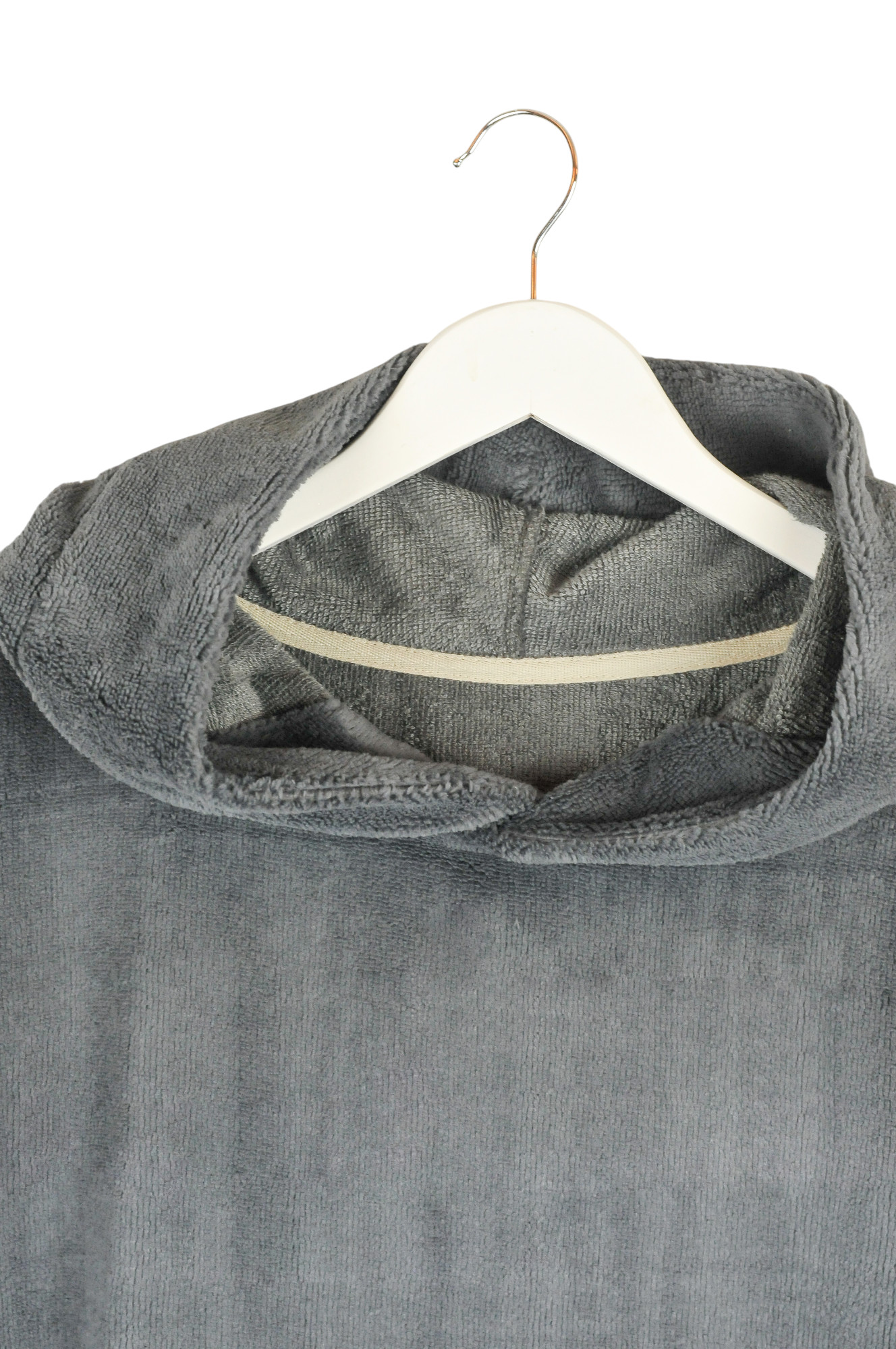 Bambukinis pirties/paplūdimio pončas grafito pilka - Image 5