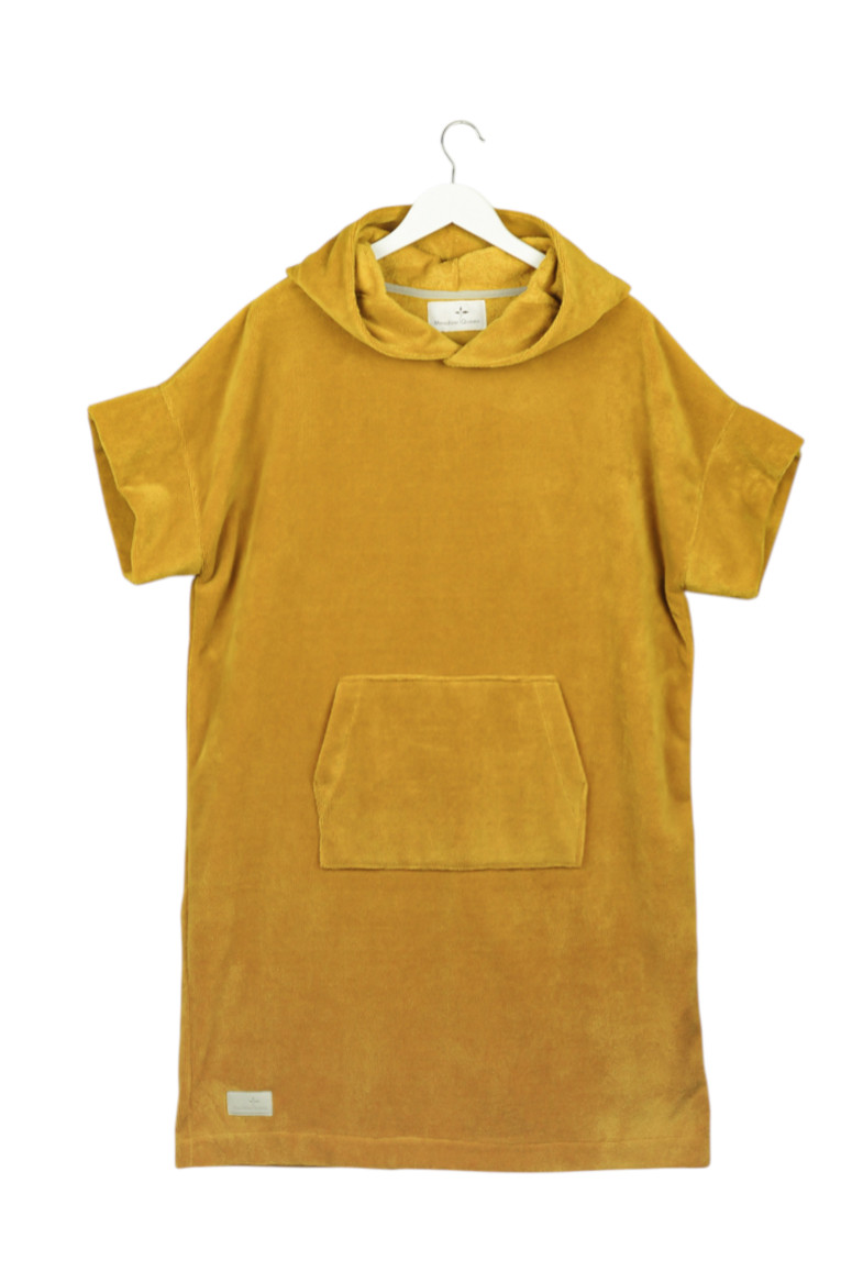 Bambukinis pirties/paplūdimio pončas garstyčių geltona