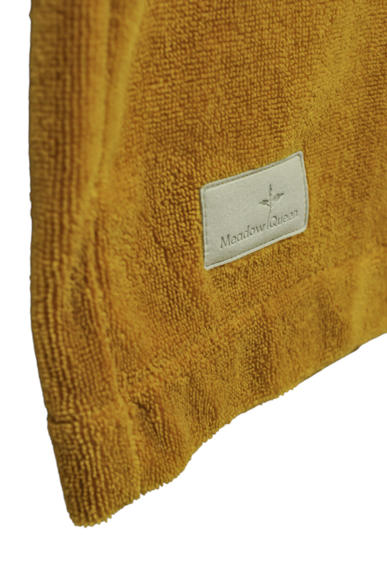 Bambukinis pirties/paplūdimio pončas garstyčių geltona - Image 8