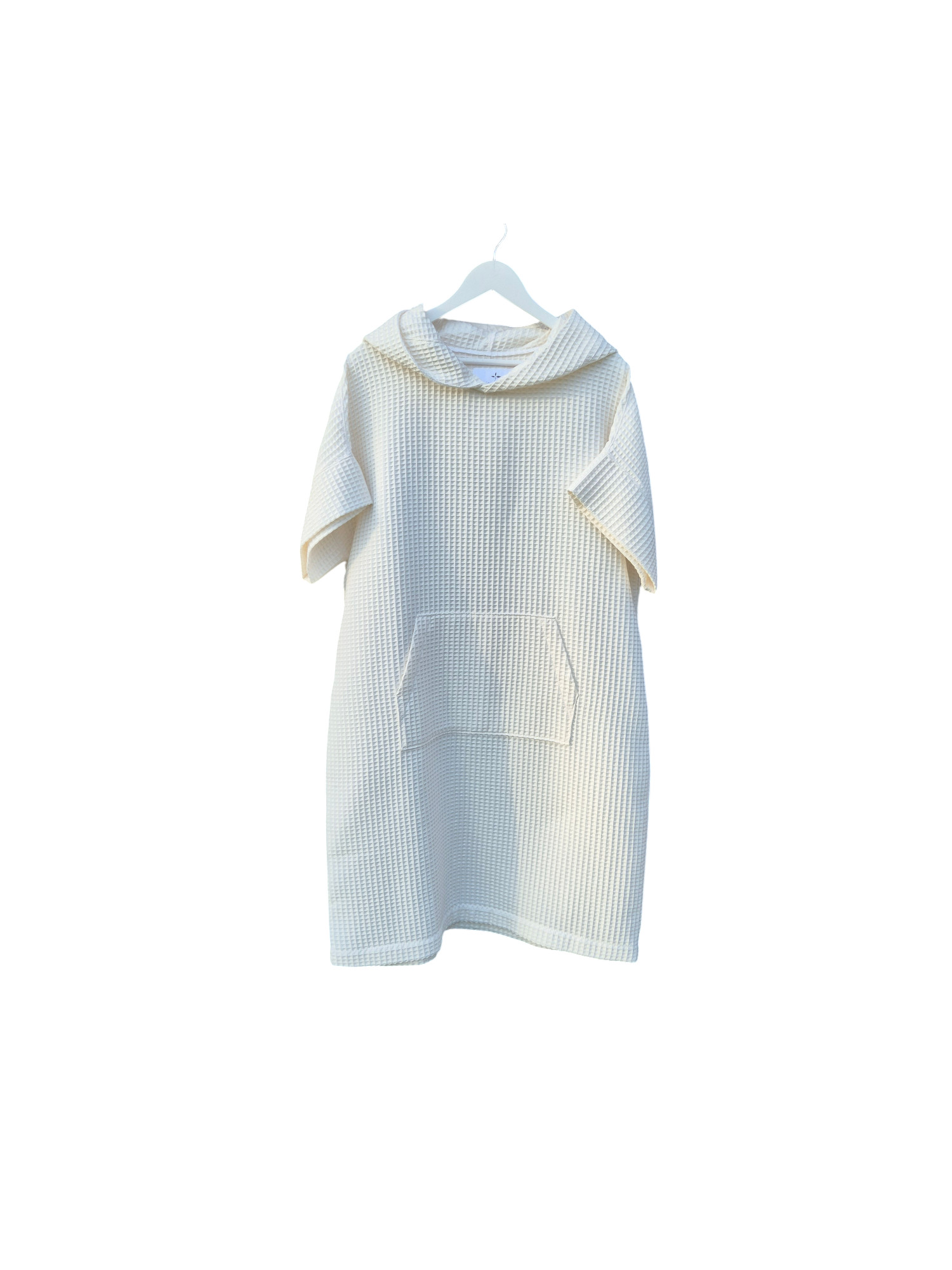 Medvilninis pirties/paplūdimio pončas pieno baltumo - Image 4