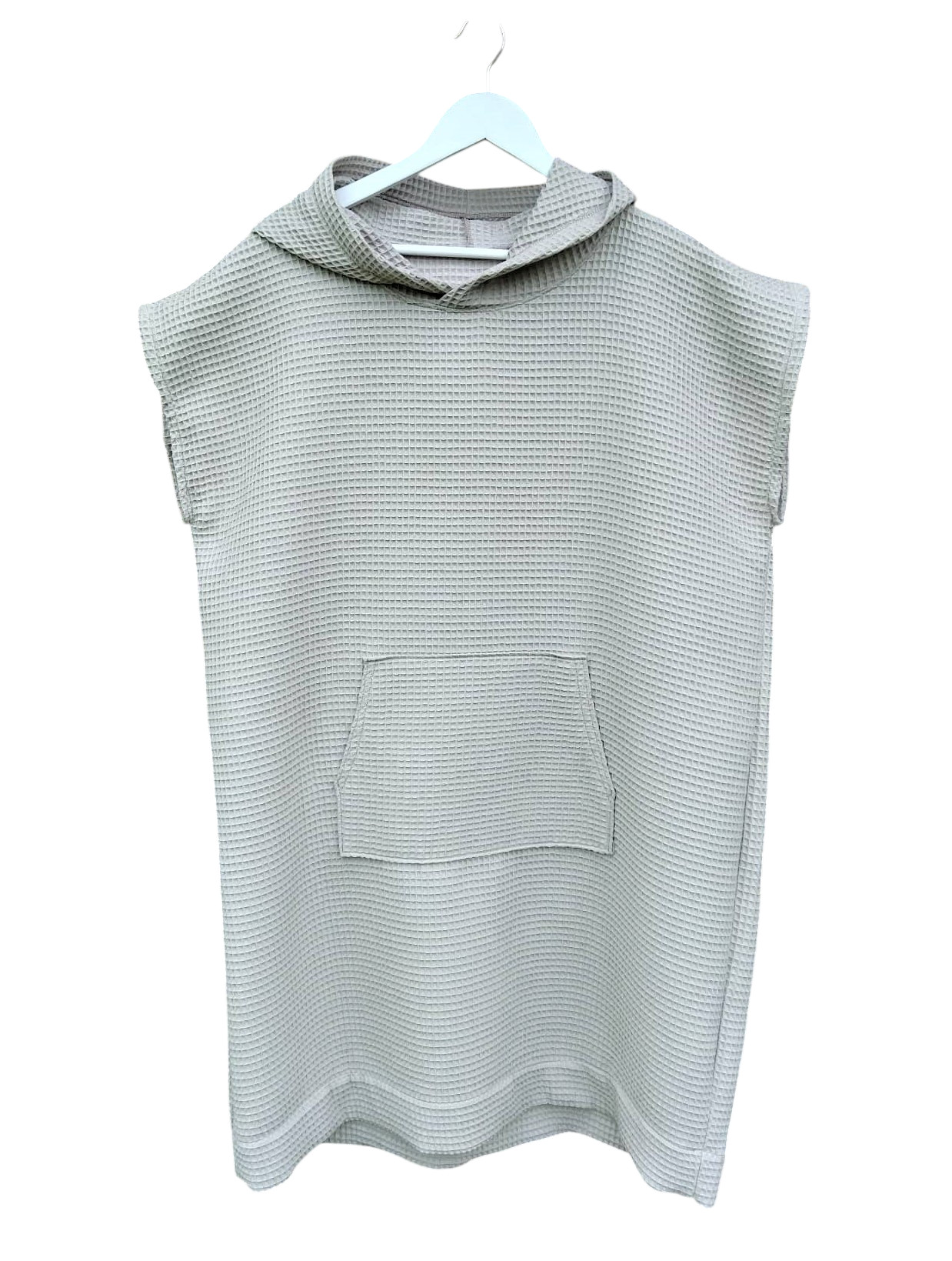 Medvilninis pirties/paplūdimio pončas pieno baltumo - Image 3