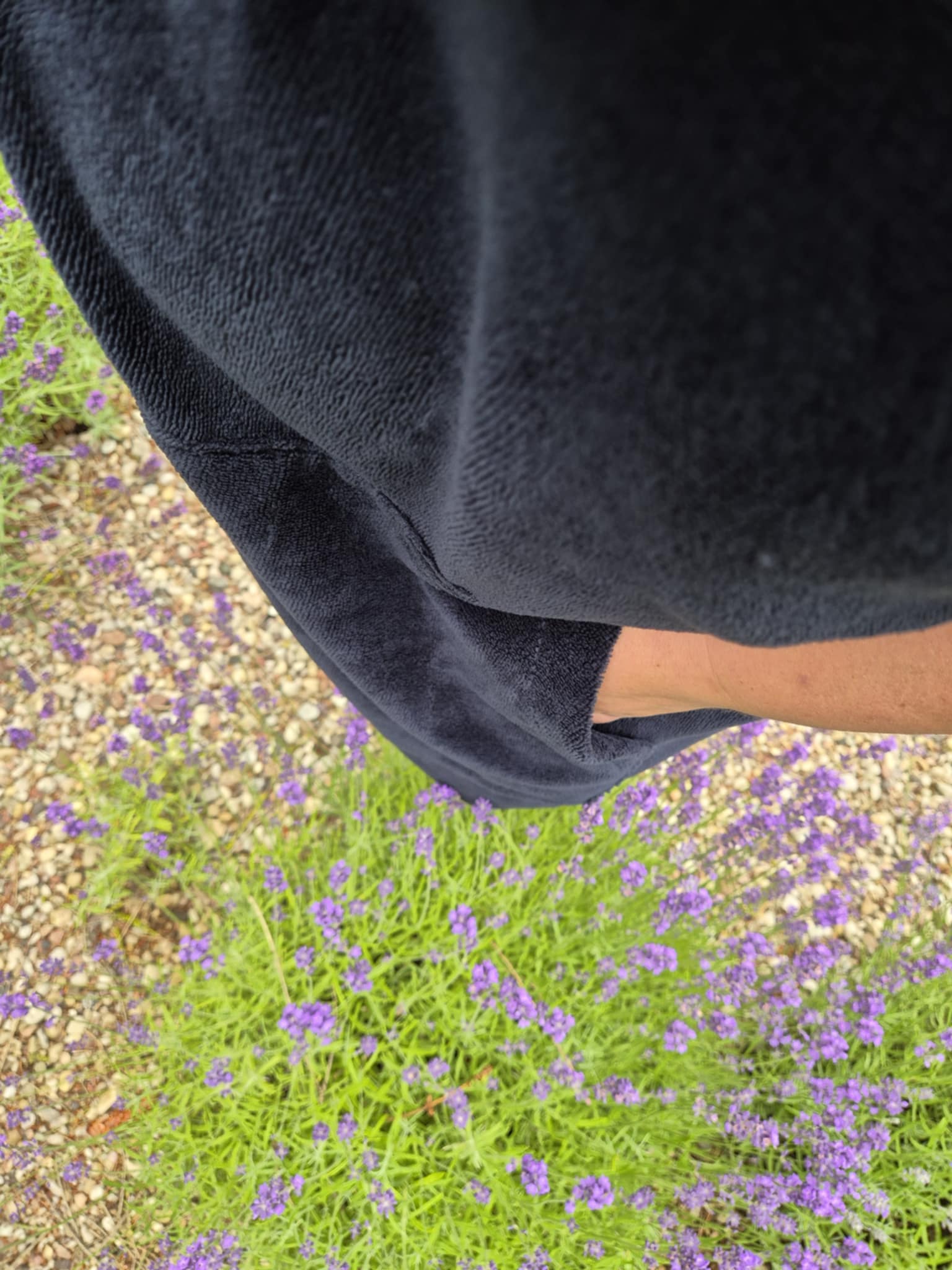 Bambukinis pirties/paplūdimio pončas nakties mėlyna - Image 4